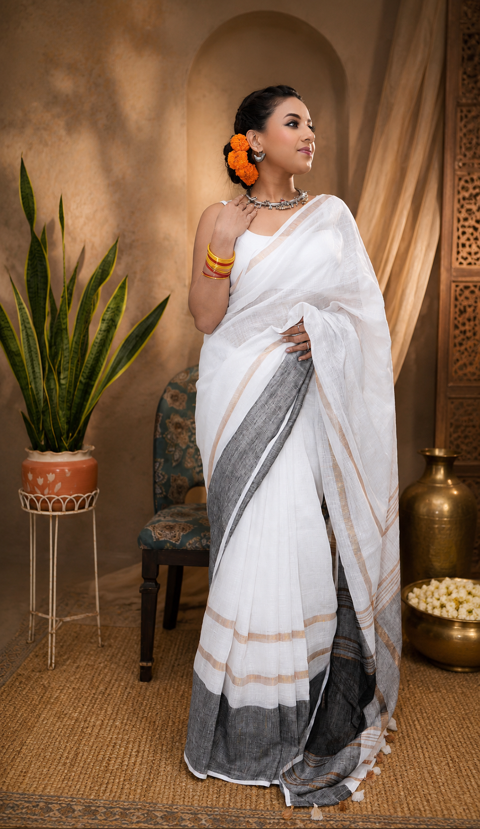 Lillian saree with running Blouse Piece