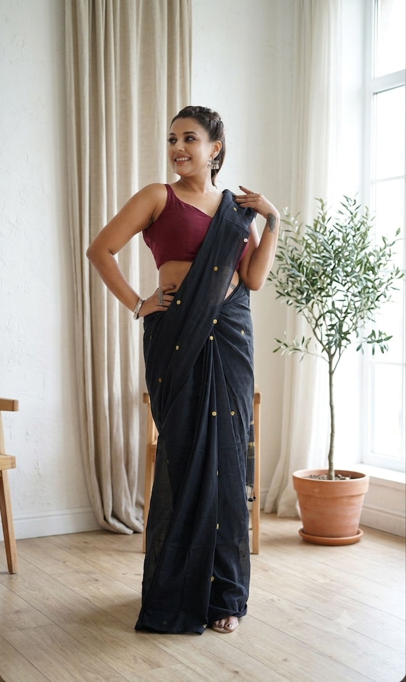 Moonlit Noir Sitara Saree