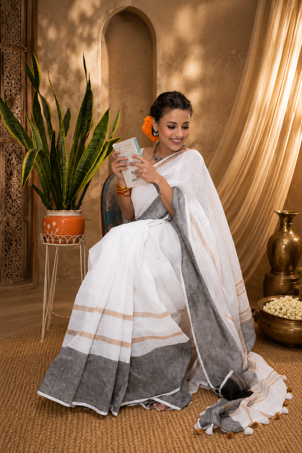 Lillian saree with running Blouse Piece
