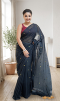 Moonlit Noir Sitara Saree