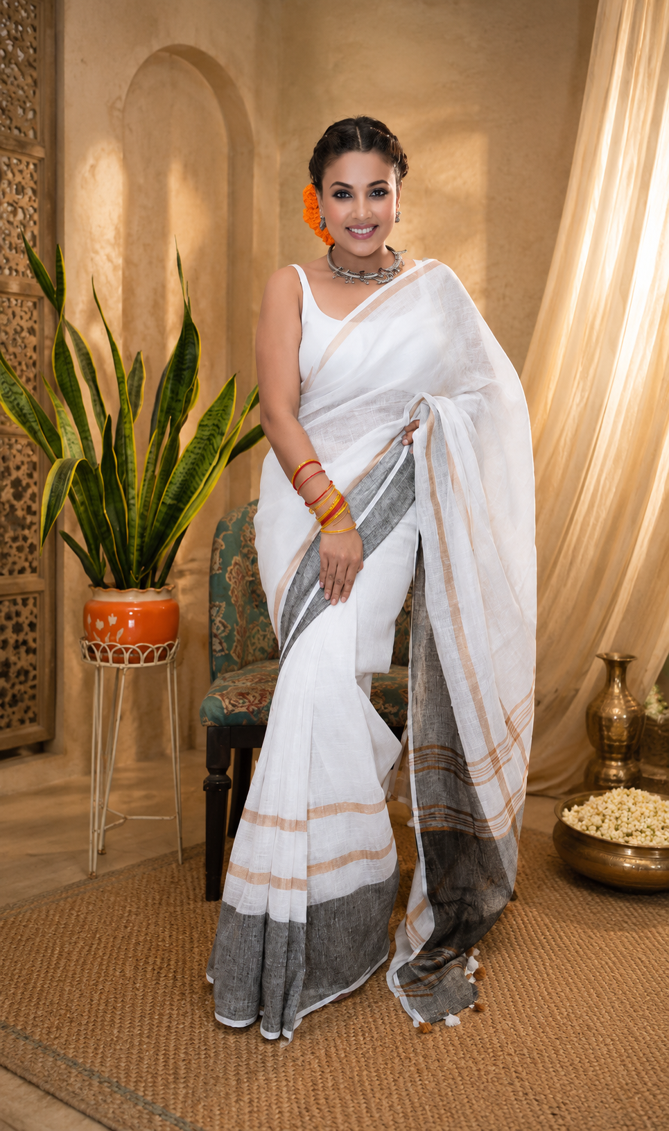 Lillian saree with running Blouse Piece