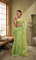 Mint Meadow Malcotton Saree