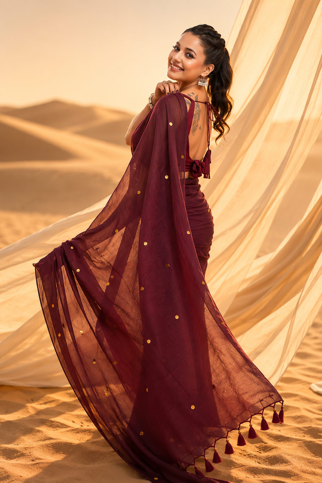 Sitara Malcotton Saree