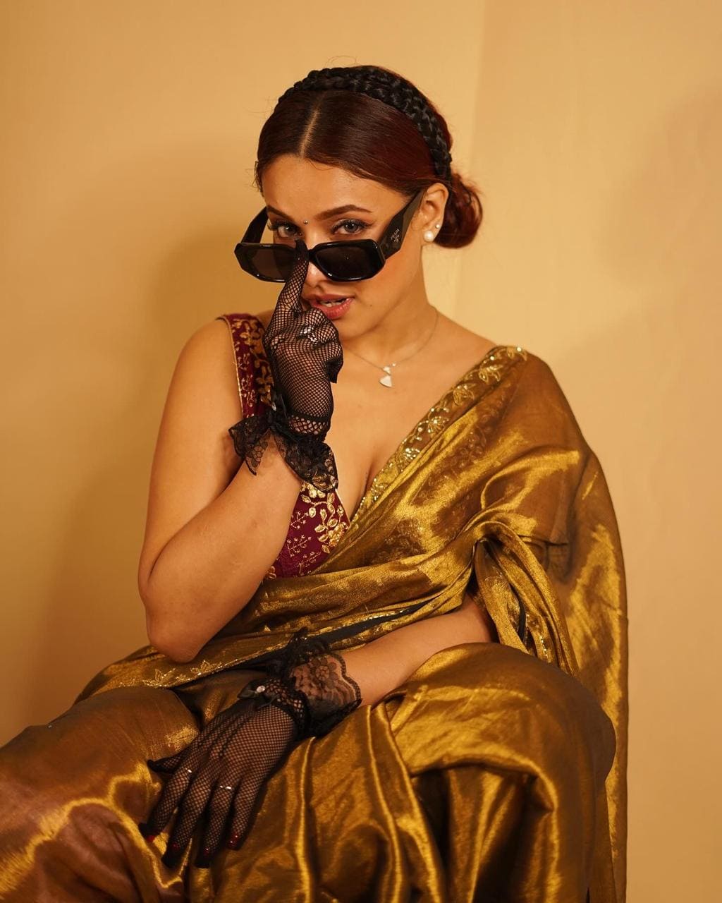 TISSU ZARDOSI HANDWORK SAREE