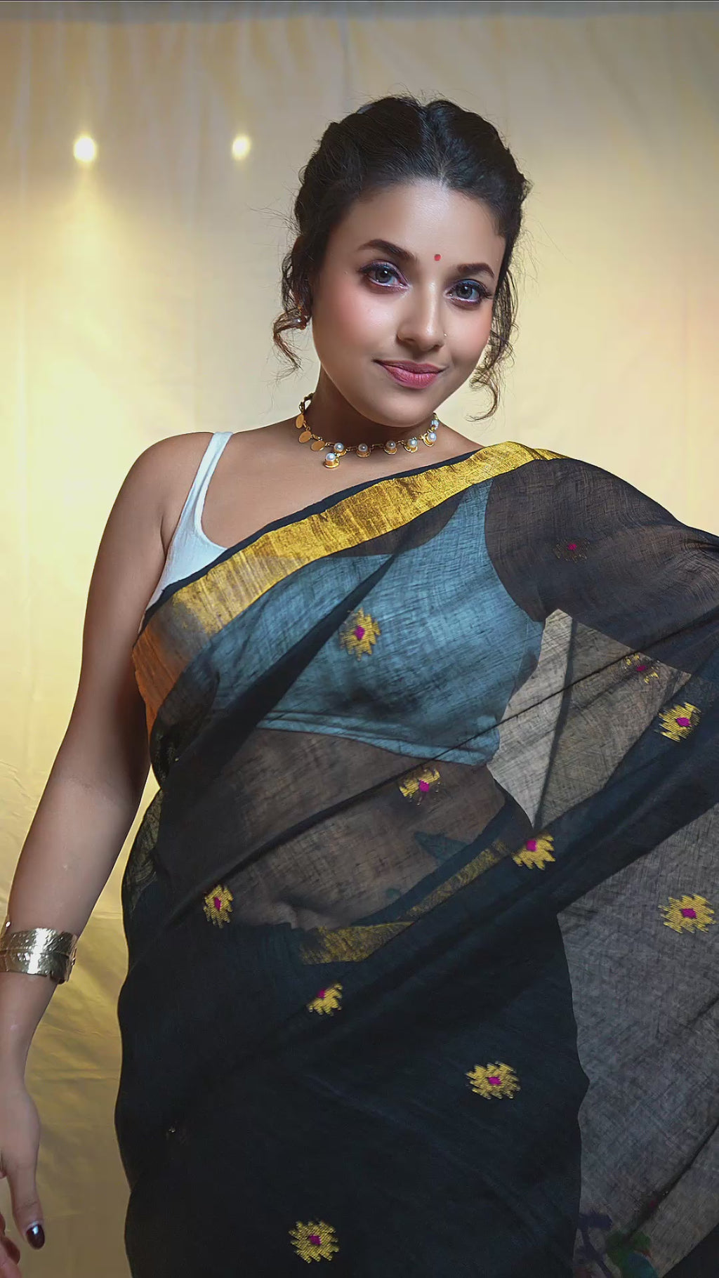 Authentic Handloom Paithani Saree with Handloom Mark